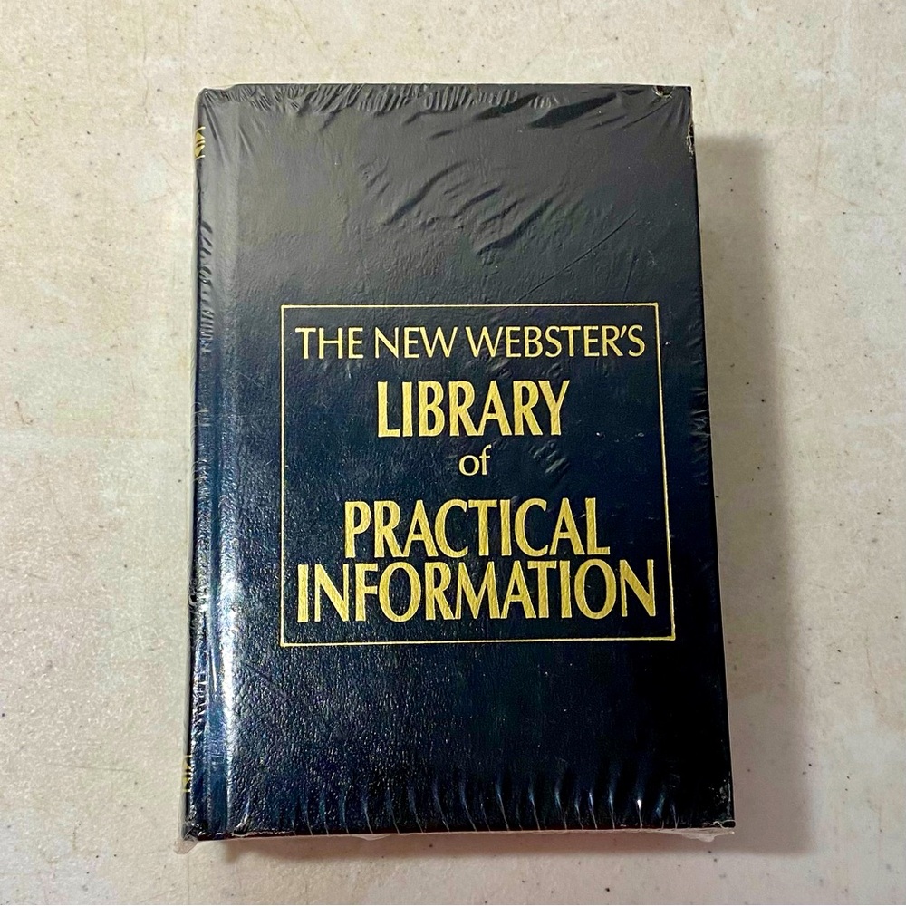 The New Webster's Library Of Practical Information & Dictionary Hardback Books